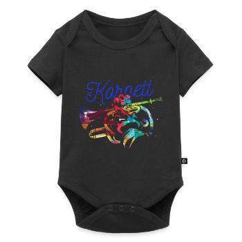 Kornett Cadeau - Body à manches courtes Premium Bébé - noir - Devant