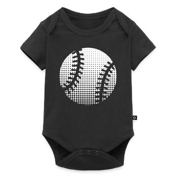 Base-ball - Body à manches courtes Premium Bébé - noir - Devant