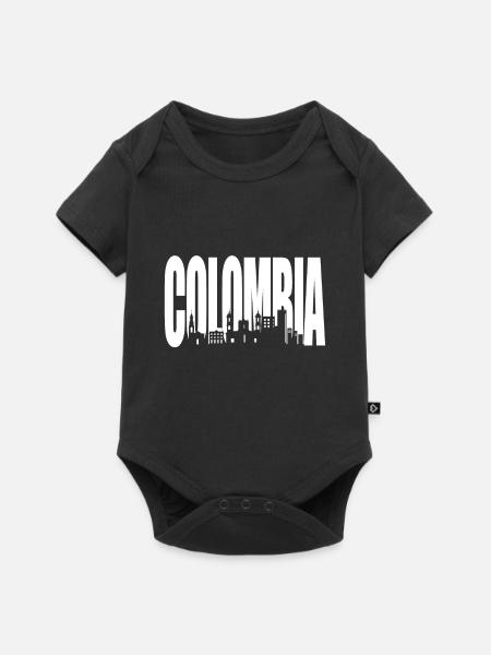 Kolumbien - Baby Premium Kurzarmbody - Schwarz