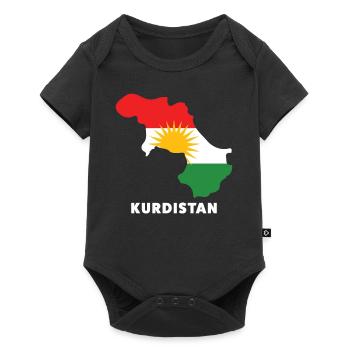Drapeau du Kurdistan - Body à manches courtes Premium Bébé - noir - Devant