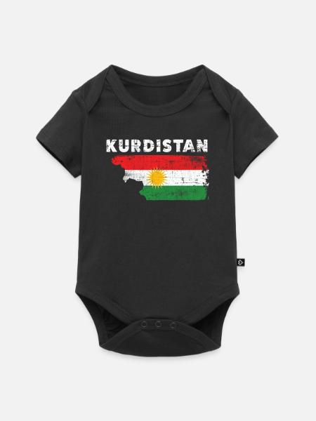 Kurdistan - Baby Premium short-sleeve bodysuit - black