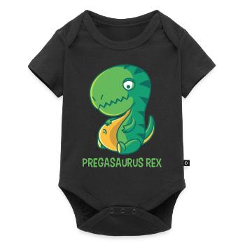 Dinosaur in pregnancy - Baby Premium short-sleeve bodysuit - black - Front