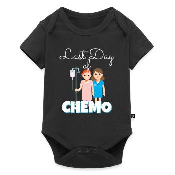 Last Day Of Chemo Cancer Illness Therapy Sick - Baby Premium short-sleeve bodysuit - black - Front