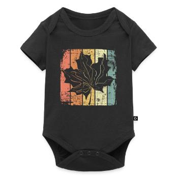 Autumn - Baby Premium short-sleeve bodysuit - black - Front