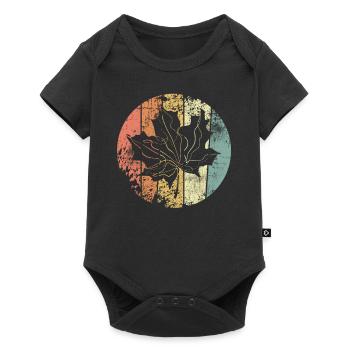 Autumn - Baby Premium short-sleeve bodysuit - black - Front