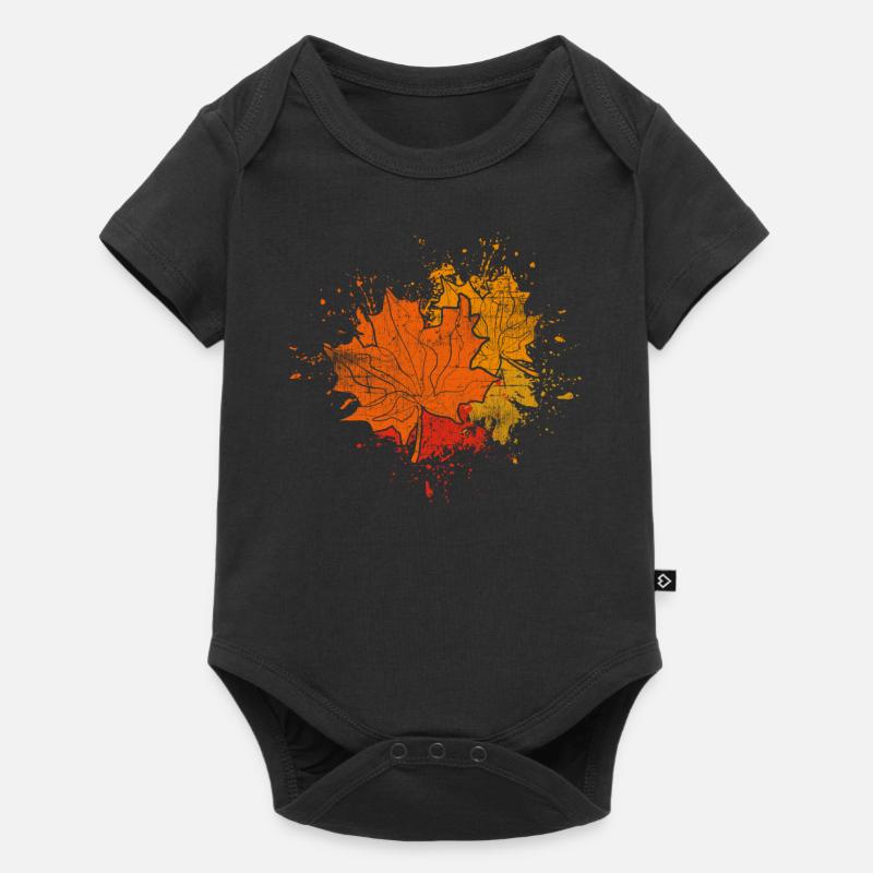 Automne - Body à manches courtes Premium Bébé - noir