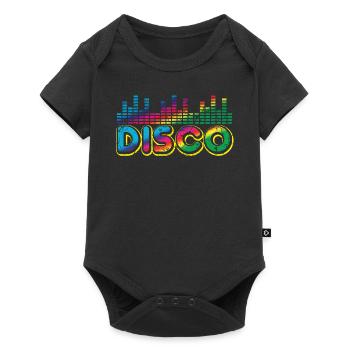 Musique disco - Body à manches courtes Premium Bébé - noir - Devant