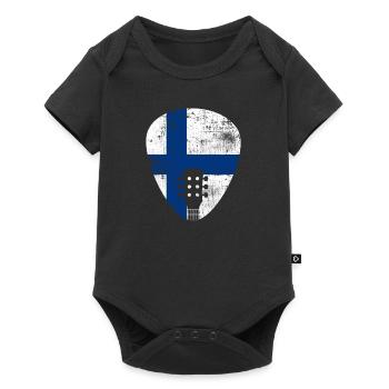 Finlande Guitare - Body à manches courtes Premium Bébé - noir - Devant