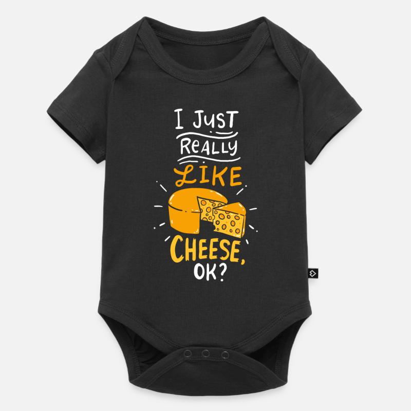 fromage - Body à manches courtes Premium Bébé - noir
