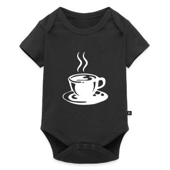 coffee - Baby Premium short-sleeve bodysuit - black - Front