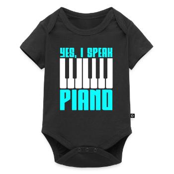 Piano piano - Body à manches courtes Premium Bébé - noir - Devant