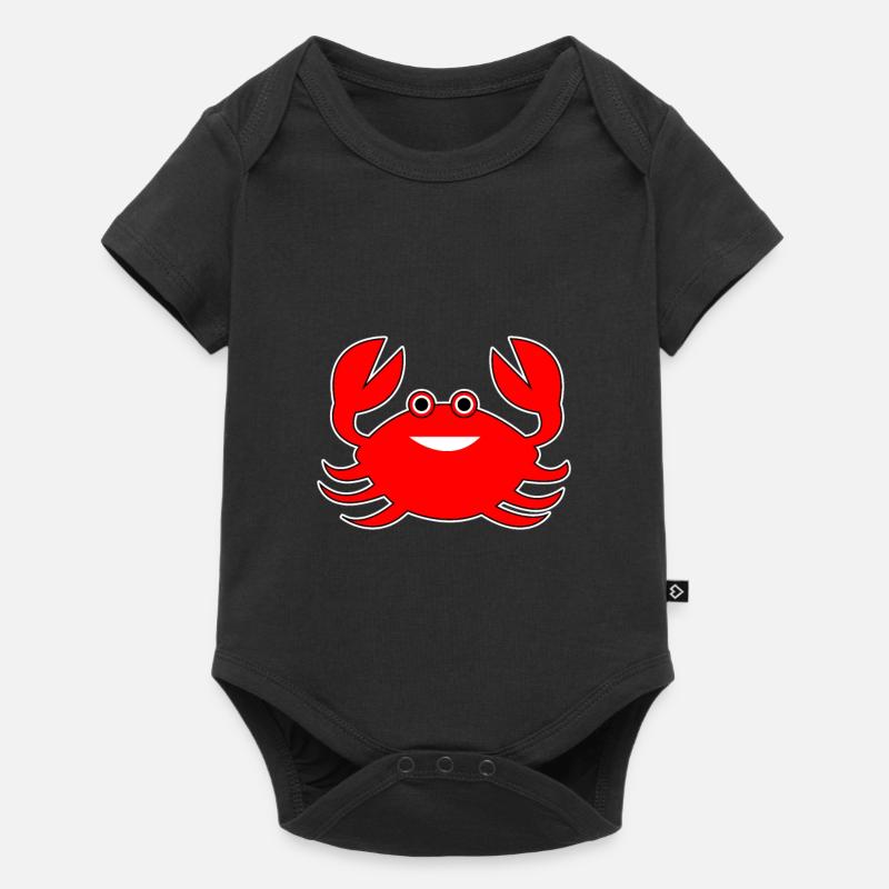 Océan de crabe - Body à manches courtes Premium Bébé - noir