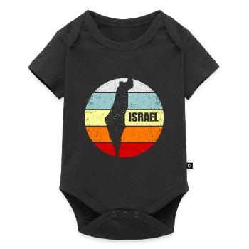Israel - Baby Premium short-sleeve bodysuit - black - Front