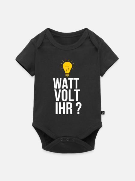 Elektriker - Baby Premium Kurzarmbody - Schwarz