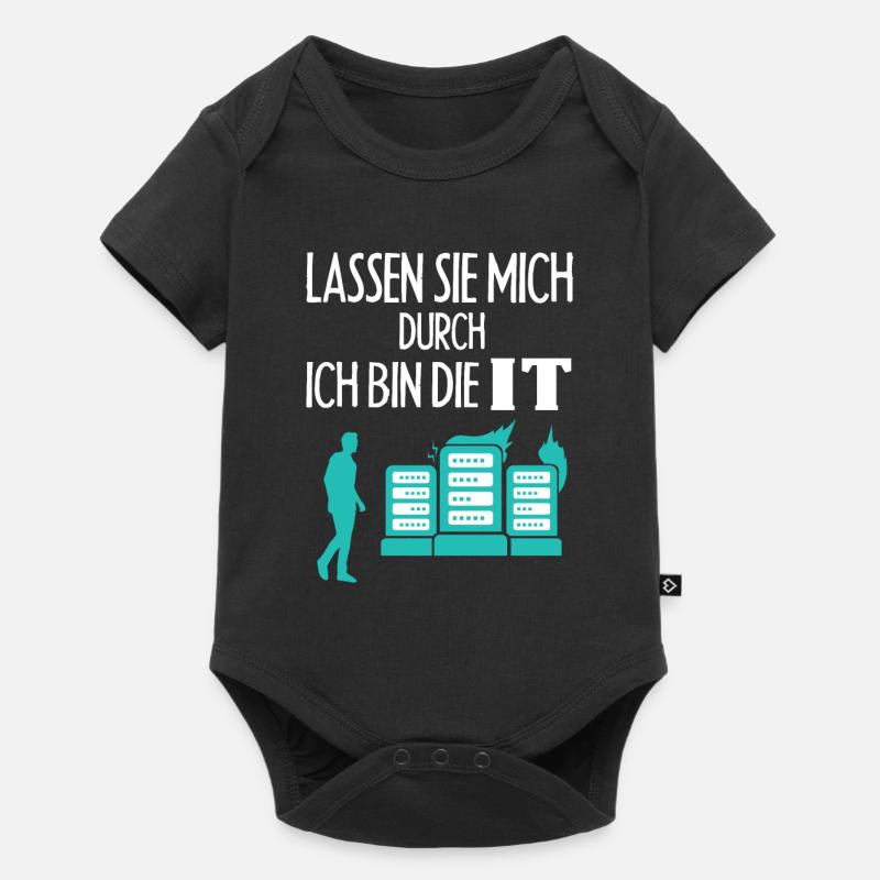 Programmieren Informatiker Computer - Baby Premium Kurzarmbody - Schwarz