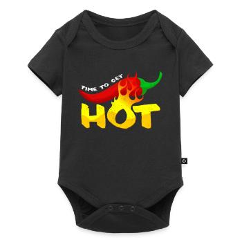 Il est temps d'avoir une idée-cadeau de chili cool - Body à manches courtes Premium Bébé - noir - Devant
