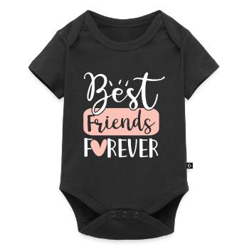 Meilleurs amis pour toujours - Body à manches courtes Premium Bébé - noir - Devant