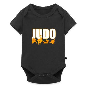 Judo - Baby Premium short-sleeve bodysuit - black - Front