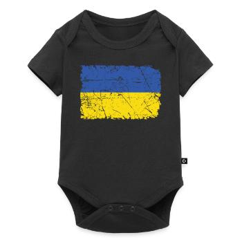 Ukraine - Body à manches courtes Premium Bébé - noir - Devant