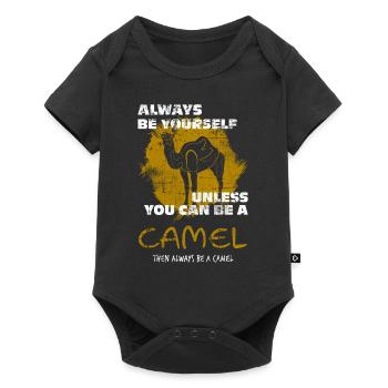 Chameau - Body à manches courtes Premium Bébé - noir - Devant
