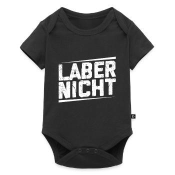 lustiger Spruch - Baby Premium Kurzarmbody - Schwarz - Vorne