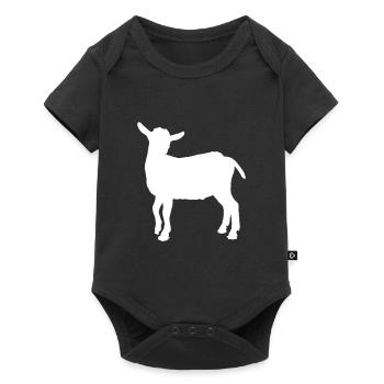 chèvre - Body à manches courtes Premium Bébé - noir - Devant