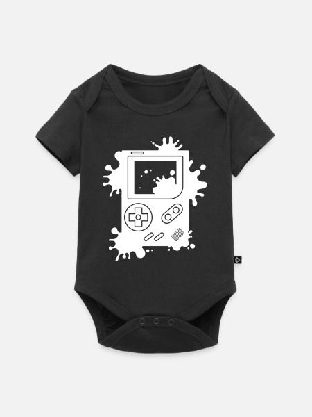 Gaming Konsole - Baby Premium Kurzarmbody - Schwarz