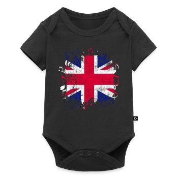 Great Britain Music - Baby Premium short-sleeve bodysuit - black - Front