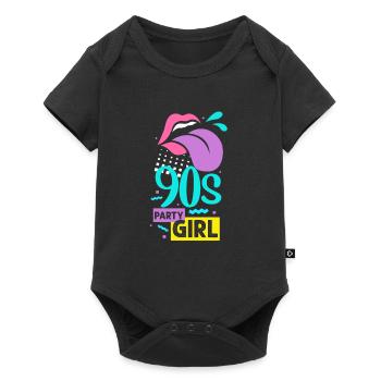 90s - Baby Premium short-sleeve bodysuit - black - Front