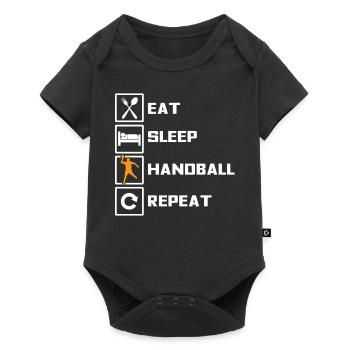 handball - Body à manches courtes Premium Bébé - noir - Devant