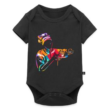 Confectioner gift - Baby Premium short-sleeve bodysuit - black - Front