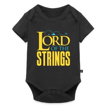 Lord of The Strings Violin Fiddle Cello Orchestra - Baby Premium short-sleeve bodysuit - black - Front