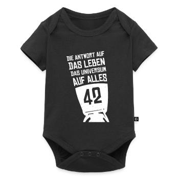 Réponse 42 - Body à manches courtes Premium Bébé - noir - Devant
