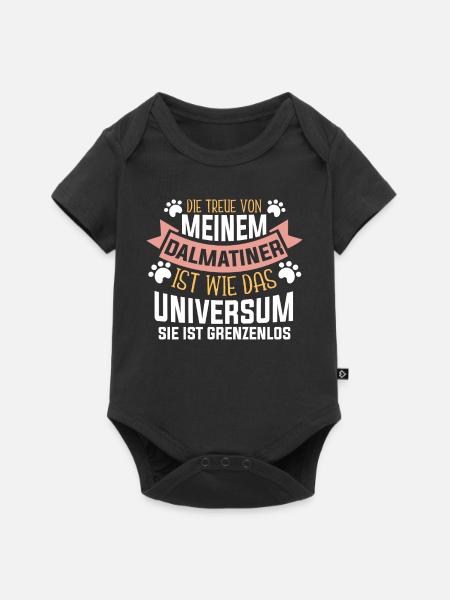 Dalmatiner - Baby Premium Kurzarmbody - Schwarz