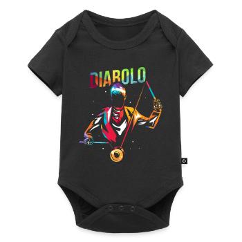Diablo Yoyo - Baby Premium short-sleeve bodysuit - black - Front