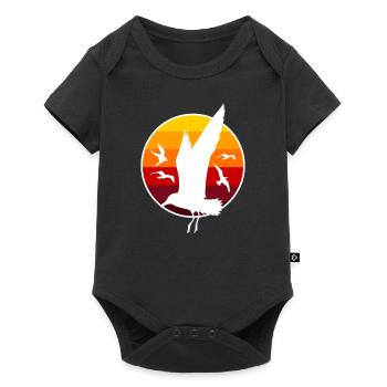 seagulls - Baby Premium short-sleeve bodysuit - black - Front