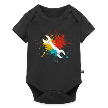 Outil - Body à manches courtes Premium Bébé - noir - Devant