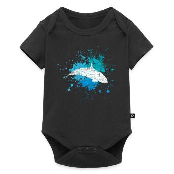Killer whale - Baby Premium short-sleeve bodysuit - black - Front