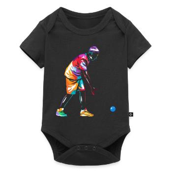 Boccia - Body à manches courtes Premium Bébé - noir - Devant