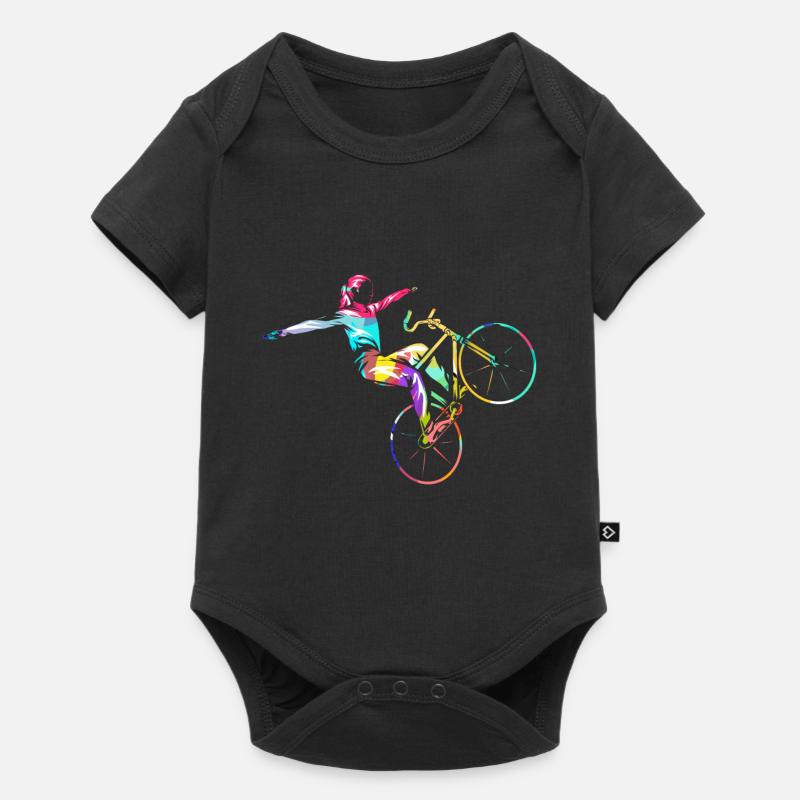 art cyclisme - Body à manches courtes Premium Bébé - noir