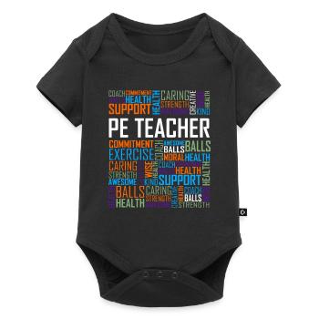 PE Teacher - Baby Premium short-sleeve bodysuit - black - Front