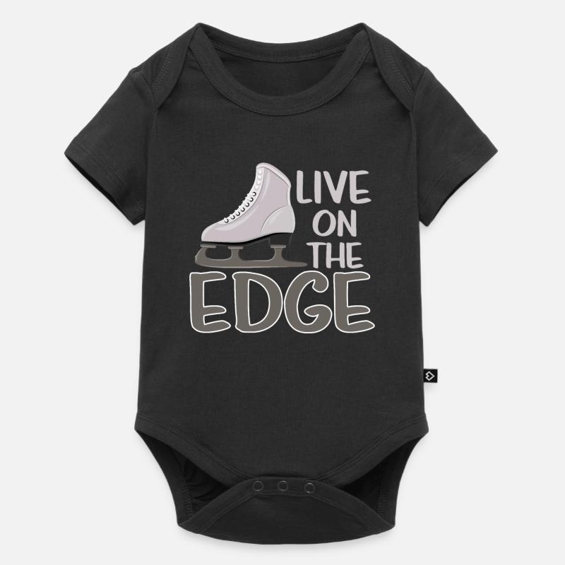Eiskunstlauf Eiskunstläufer - Baby Premium Kurzarmbody - Schwarz