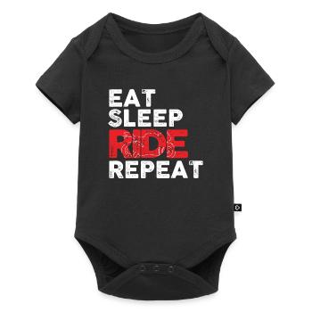 Motorcycle - Baby Premium short-sleeve bodysuit - black - Front