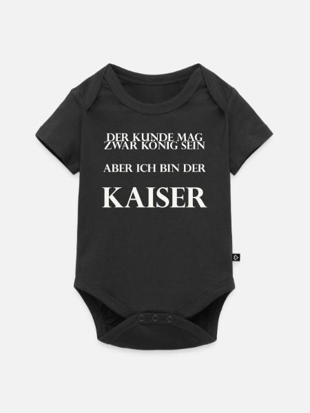 Kaiser - Baby Premium Kurzarmbody - Schwarz