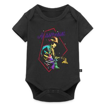 Anesthetist anesthesiologist gift - Baby Premium short-sleeve bodysuit - black - Front