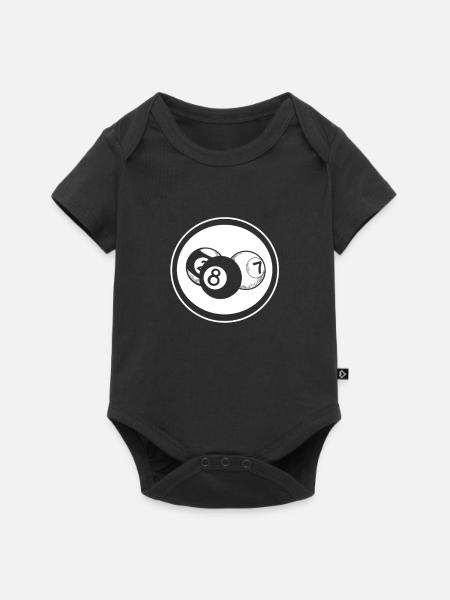 Billards - Baby Premium Kurzarmbody - Schwarz
