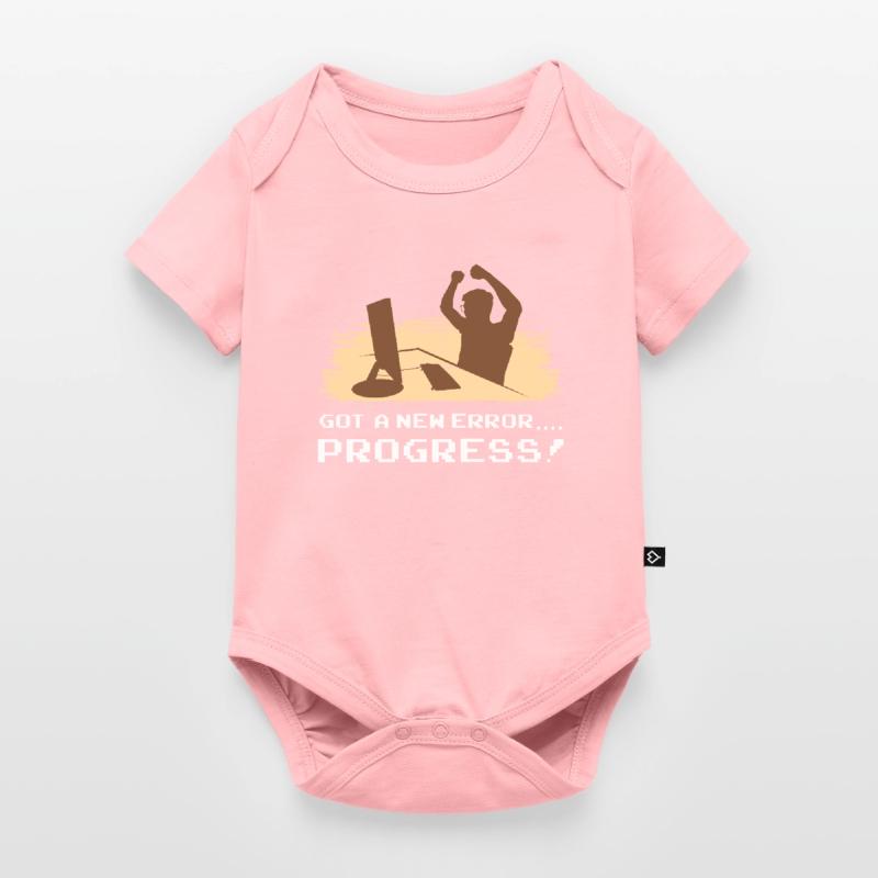 Computer scientist program software development process Baby Premium short-sleeve bodysuit