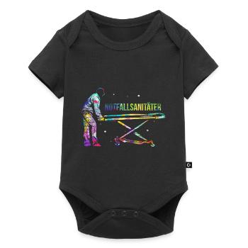 Emergency Paramedic Gift - Baby Premium short-sleeve bodysuit - black - Front