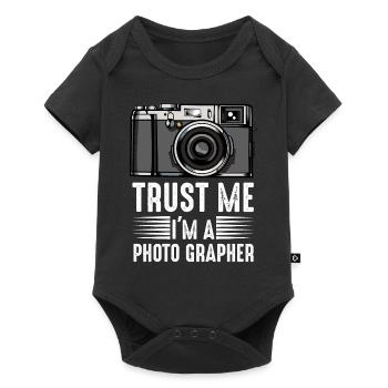 Trust Me I'm A Photographer | Photographer Gift - Baby Premium short-sleeve bodysuit - black - Front