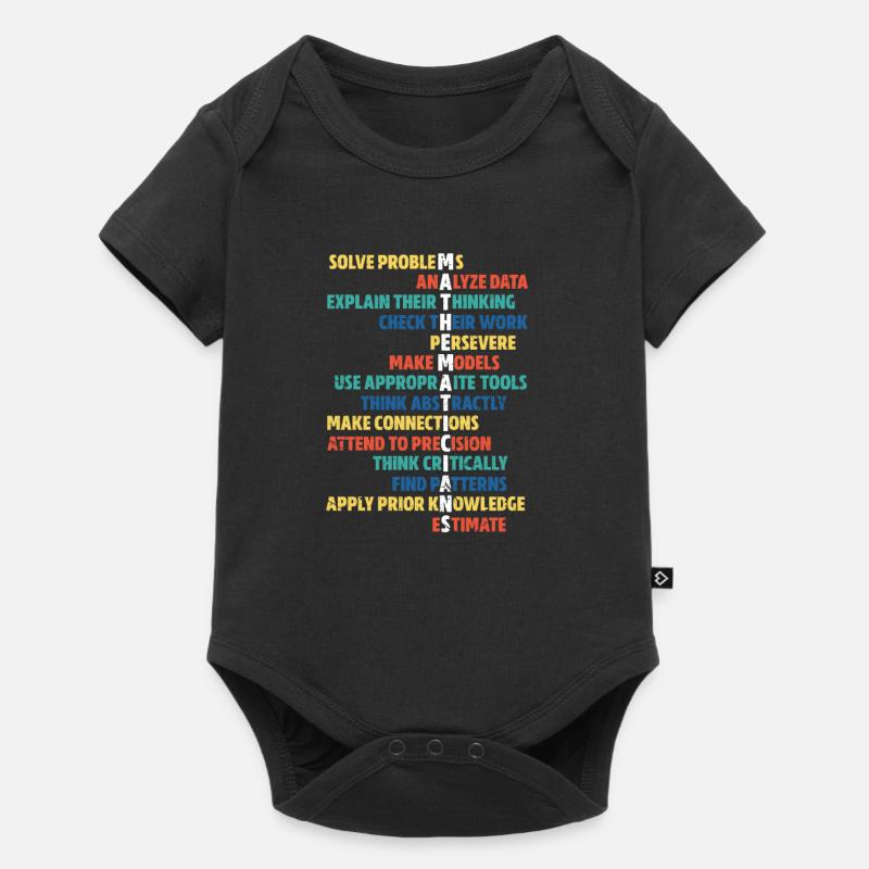 maths - Baby Premium short-sleeve bodysuit - black